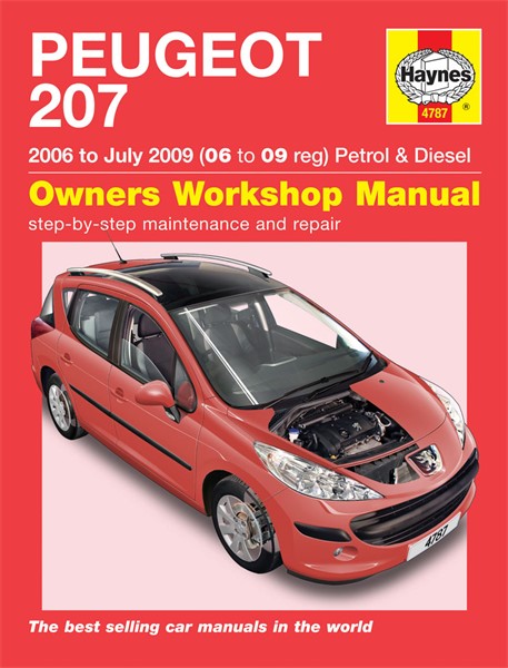 Haynes Reparationshandbok, Peugeot 207 Petrol & Diesel Haynes