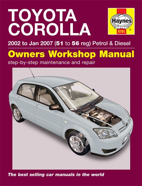 Haynes Reparationshandbok, Toyota Corolla, Universal Haynes