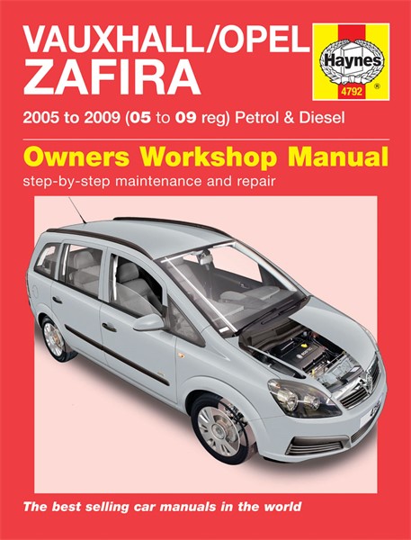 Haynes Reparationshandbok, Vauxhall/opel Zafira Haynes Haynes Reparationshandbok, Vauxhall/opel Zafira Haynes