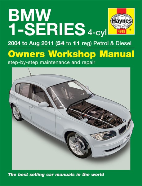 1-series 4-cyl Petrol, Diesel Haynes Reparationshandbok, Bmw Haynes