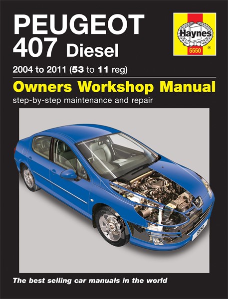 Haynes Reparationshandbok, Peugeot 407 Diesel Haynes