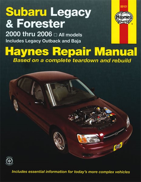 Haynes Reparationshandbok, Subaru Legacy & Forester, Universal Haynes