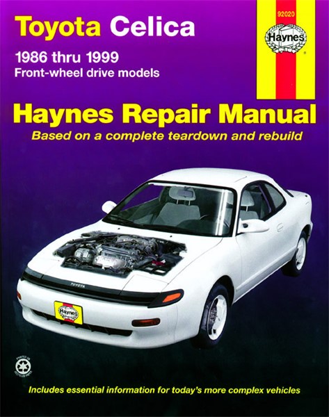 Haynes Reparationshandbok, Toyota Celica (fwd), Universal Haynes