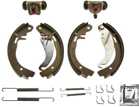 Bromsbackar, sats, Bakaxel Trw Brake kit BK1602 TRW