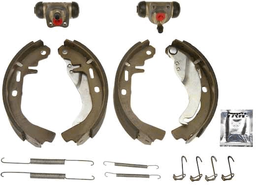 Bromsbackar, sats, Bakaxel Trw Brake kit BK1603 TRW