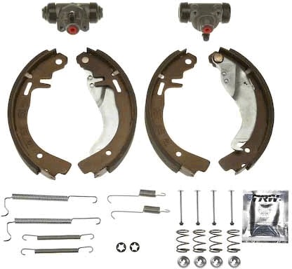 Bromsbackar, sats, Bakaxel, Bak Trw Brake kit BK1612 TRW