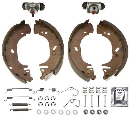 Bromsbackar, sats, Bak Trw Brake kit BK1683 TRW