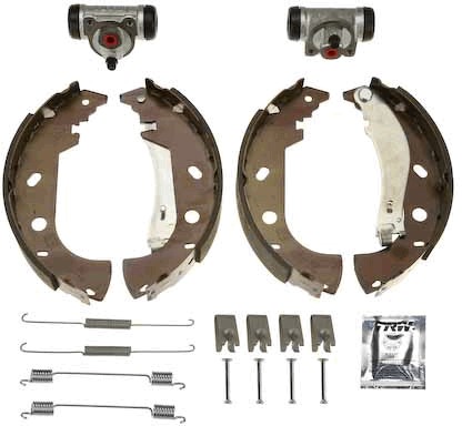 Bromsbackar, sats, Bakaxel, Bak Trw Brake kit BK1742 TRW