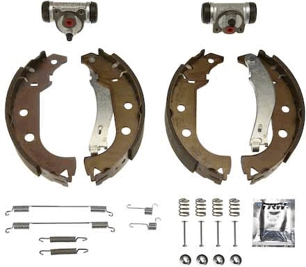 Bromsbackar, sats, Bakaxel, Bak Trw Brake kit BK1763 TRW