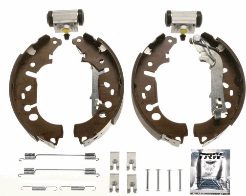 Bromsbackar, sats, Bakaxel Trw Brake kit BK1769 TRW