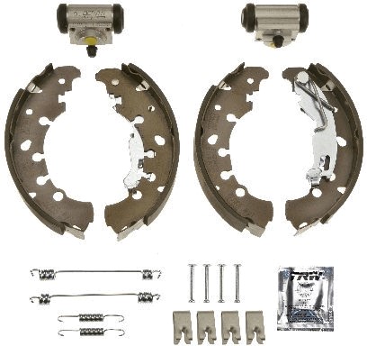 Bromsbackar, sats, Bak Trw Brake kit BK1777 TRW