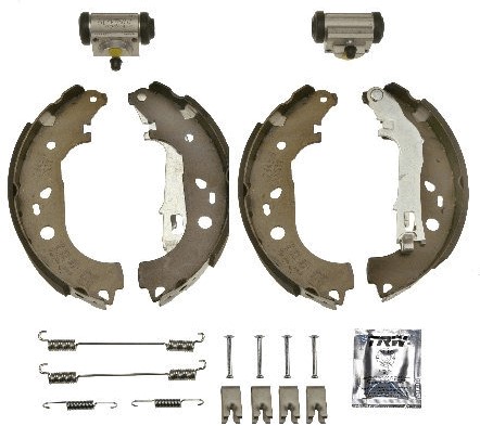 Bromsbackar, sats, Bak Trw Brake kit BK1779 TRW