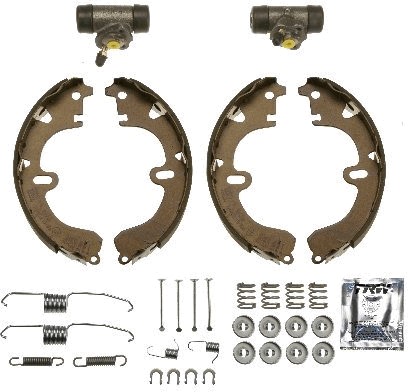 Bromsbackar, sats, Bakaxel, Bak Trw Brake kit BK1914 TRW