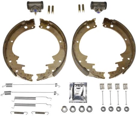 Bromsbackar, sats, Bakaxel, Bak Trw Brake kit BK1942 TRW