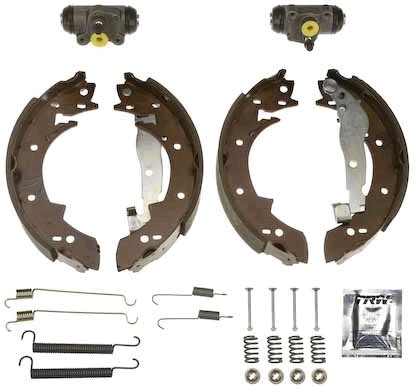 Bromsbackar, sats, Bakaxel, Bak Trw Brake kit BK1950 TRW