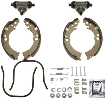 Bromsbackar, sats, Bakaxel Trw Brake kit BK1953 TRW