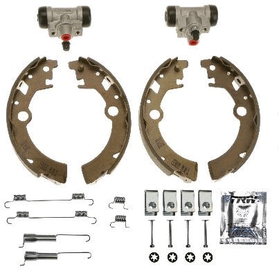 Bromsbackar, sats, Bakaxel, Bak Trw Brake kit BK1979 TRW