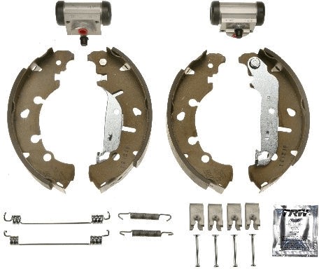 Bromsbackar, sats, Bak Trw Brake kit BK2633 TRW