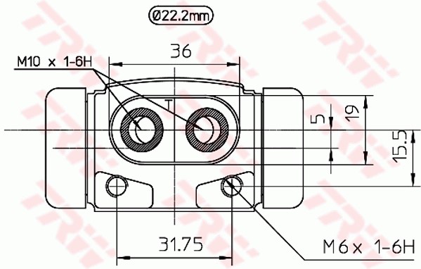 Hjulcylinder Trw BWH241 TRW