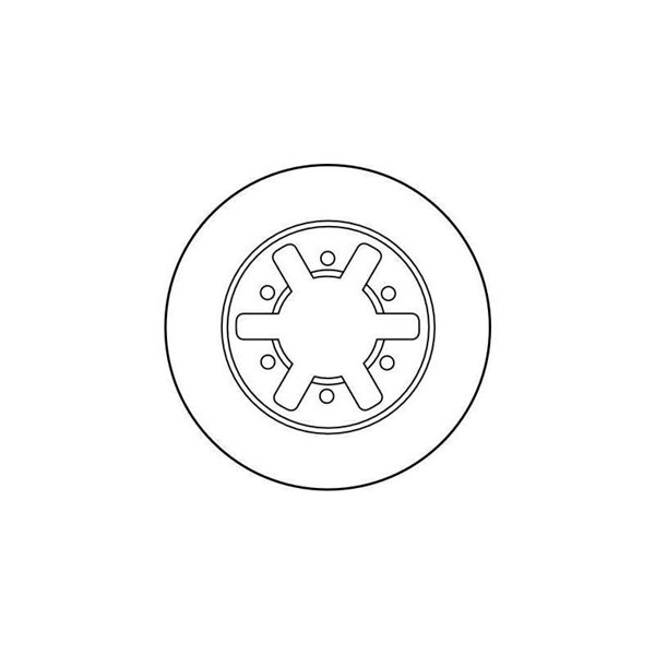 Bromsskiva Ventilerad, Framaxel Trw DF1414 TRW