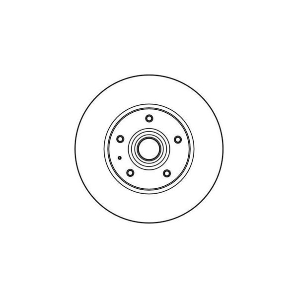 Bromsskiva Ventilerad, Framaxel Trw DF1683S TRW