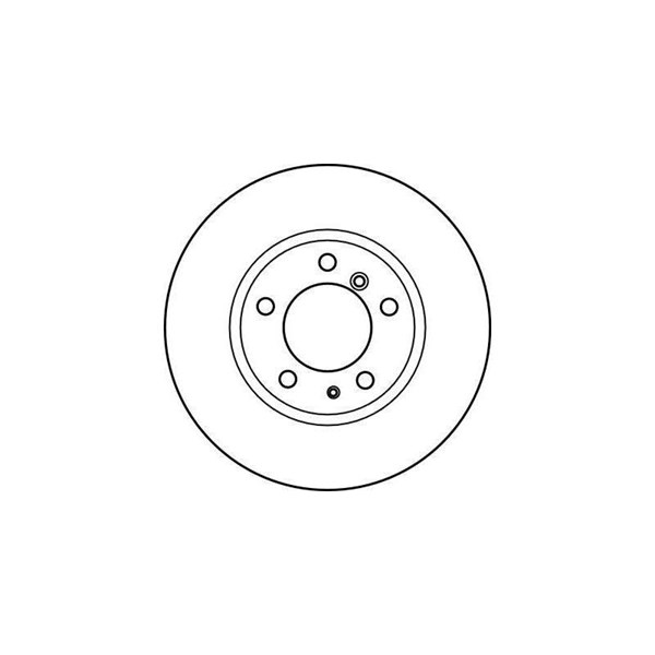 Bromsskiva Ventilerad, Framaxel Trw DF2558 TRW
