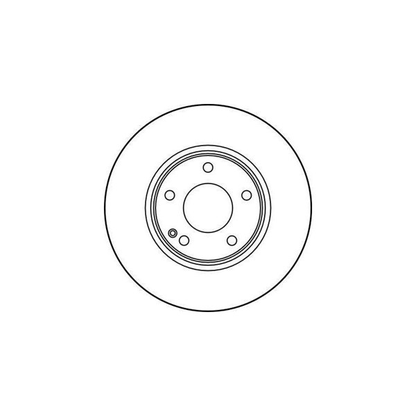 Bromsskiva Ventilerad, Framaxel Trw DF2656 TRW
