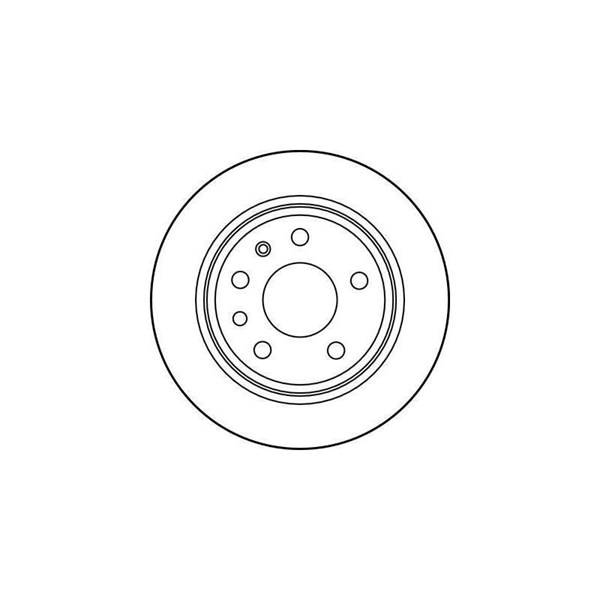 Bromsskiva Solid, Bakaxel Trw DF2688 TRW