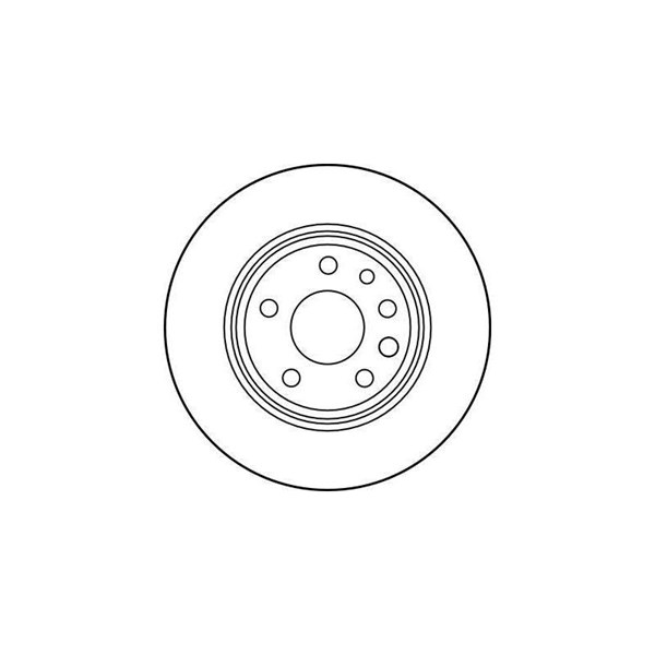 Bromsskiva Solid, Bakaxel Trw DF2773 TRW