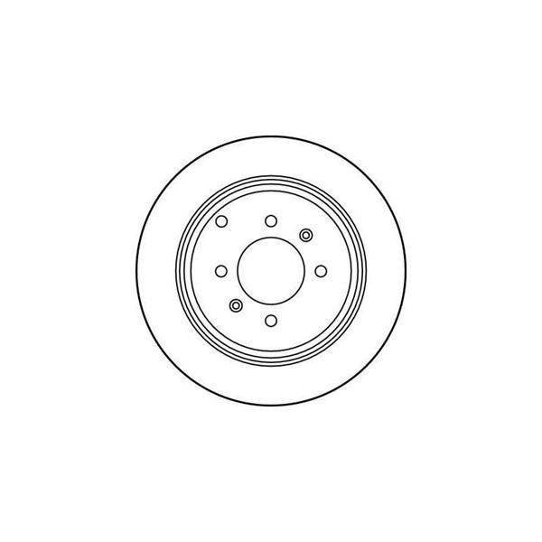 Bromsskiva Solid, Bakaxel Trw DF2781 TRW Bromsskiva Solid, Bakaxel Trw DF2781 TRW