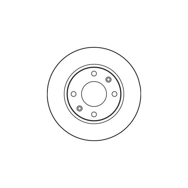 Bromsskiva Solid, Framaxel Trw DF2815 TRW