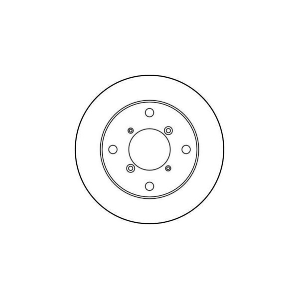 Bromsskiva Ventilerad, Framaxel Trw DF3032 TRW