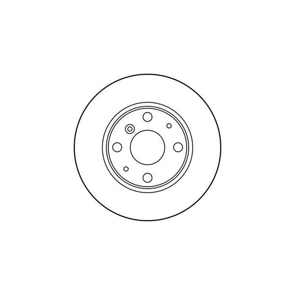 Bromsskiva Ventilerad, Framaxel Trw DF3114 TRW