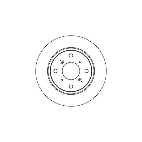 Bromsskiva Solid, Bakaxel Trw DF4031 TRW