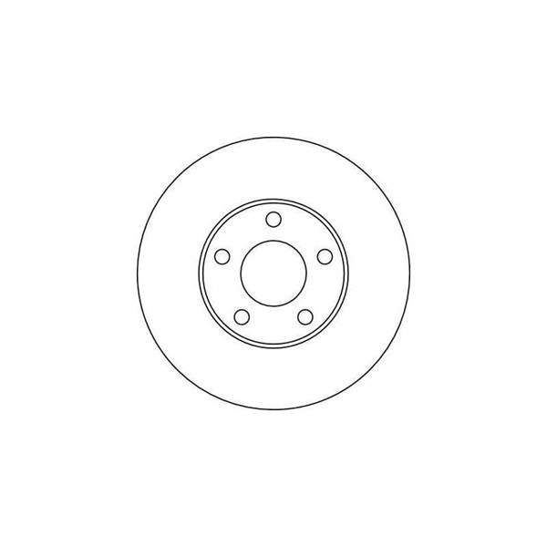 Bromsskiva Ventilerad, Framaxel Trw DF4045 TRW Bromsskiva Ventilerad, Framaxel Trw DF4045 TRW