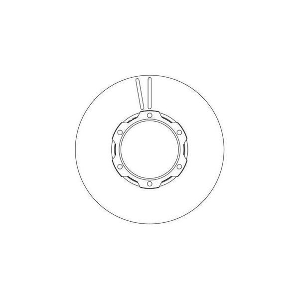 Bromsskiva Ventilerad, Framaxel Trw DF4144S TRW
