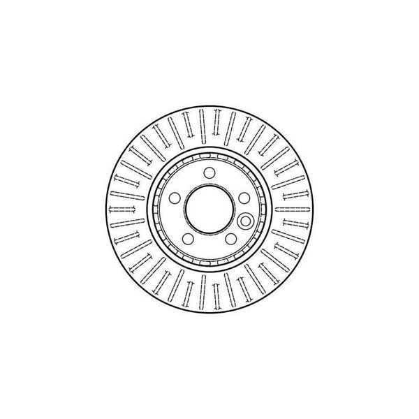 Bromsskiva Ventilerad, Framaxel Trw DF4202 TRW