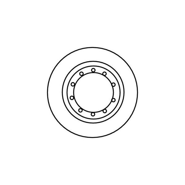 Bromsskiva Ventilerad, Framaxel Trw DF4329 TRW