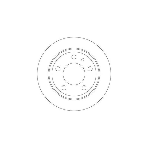 Bromsskiva Solid, Bakaxel Trw DF4333 TRW Bromsskiva Solid, Bakaxel Trw DF4333 TRW