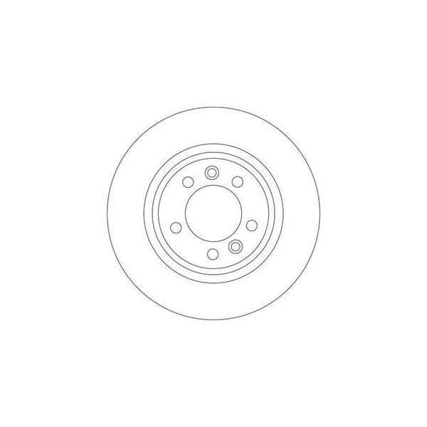 Bromsskiva Solid, Bakaxel Trw DF4351 TRW