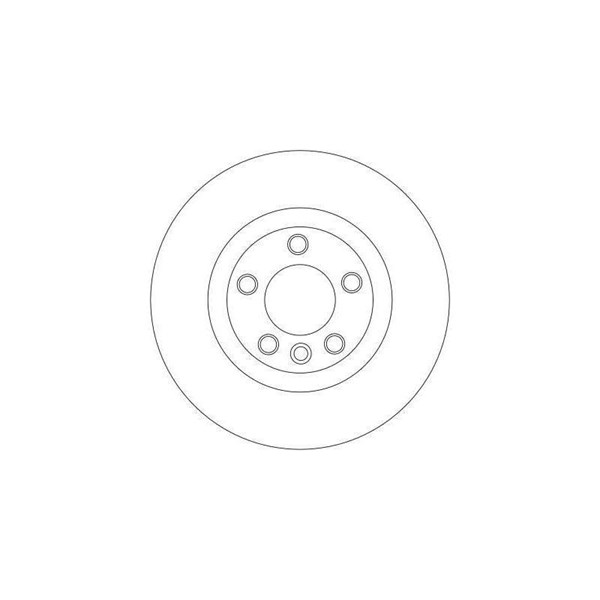Bromsskiva Ventilerad, Bakaxel Trw DF4360 TRW Bromsskiva Ventilerad, Bakaxel Trw DF4360 TRW