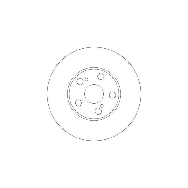 Bromsskiva Ventilerad, Framaxel Trw DF4416 TRW Bromsskiva Ventilerad, Framaxel Trw DF4416 TRW