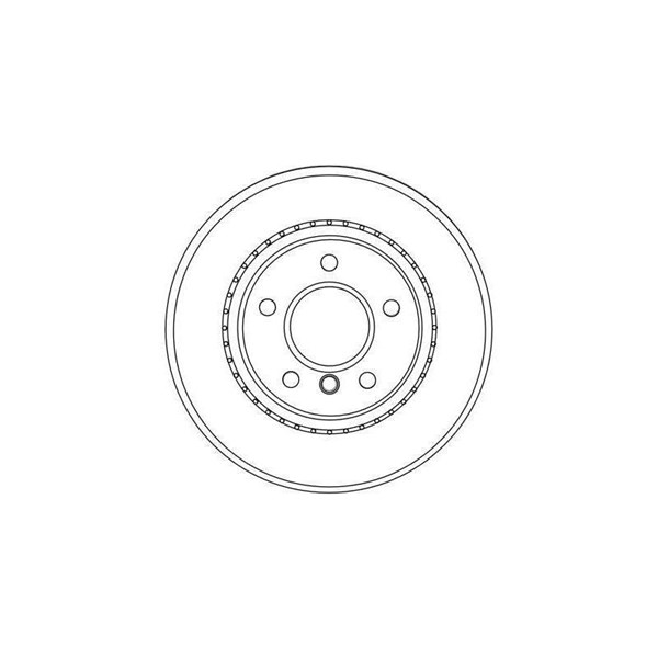 Bromsskiva Ventilerad, Bakaxel Trw DF4450 TRW