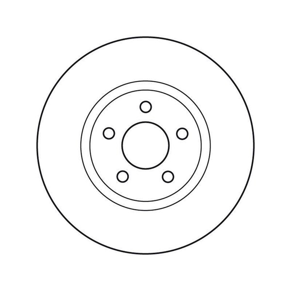 Bromsskiva Ventilerad, Framaxel Trw DF4874S TRW