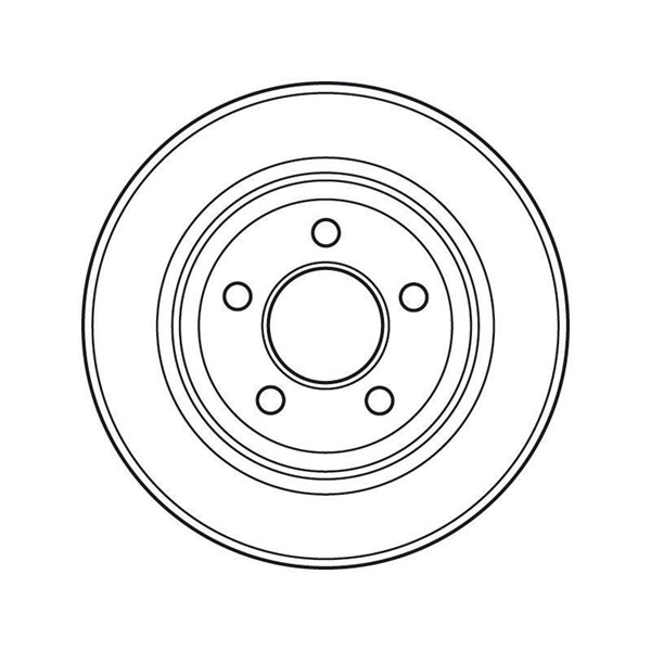 Bromsskiva Ventilerad, Framaxel Trw DF4882 TRW