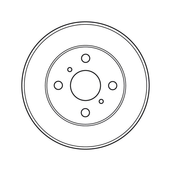 Bromsskiva Ventilerad, Framaxel Trw DF4884 TRW