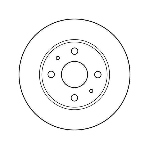 Bromsskiva Ventilerad, Framaxel Trw DF4887 TRW