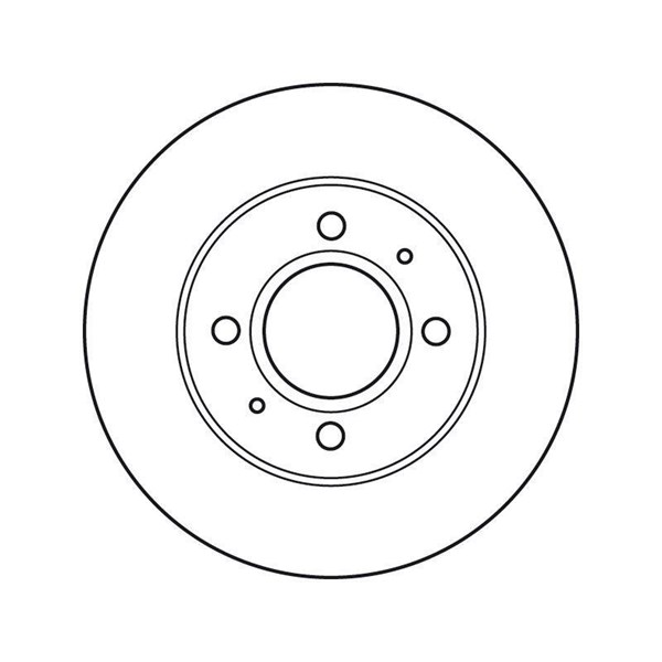 Bromsskiva Ventilerad, Framaxel Trw DF4892 TRW