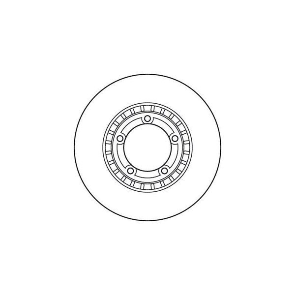 Bromsskiva Ventilerad, Framaxel Trw DF4896 TRW