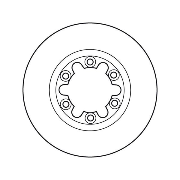 Bromsskiva Ventilerad, Framaxel Trw DF4898 TRW